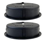 Wilafury Dessus de Remplacement pour Lampe Solaire, 2 Panneaux solaires polycristallins avec Interrupteur Marche/arrêt, pièces de Rechange pour lanternes en Fer et décoration Jardin, 10, 5 cm