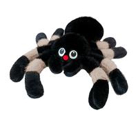 Wilafury Peluche araignée sauteuse réaliste, poupée d'oreiller en Peluche Ultra Douce pour Enfants et Adultes (30 cm, Kaki)