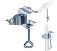 Wilafury Pince de Montage pour Parasol de terrasse, Pince Parasol Portable, Pinces Table Robustes pour parasols Jardin, Support Fixation, Garde-Corps, patios, Tables et chaises d'extérieur