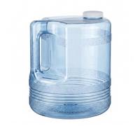 Wilafury Récipient d'eau 4L, Bouteille de Stockage de distillateur d'eau avec poignée, Collection Remplacement scellée pour Les Maisons, cliniques dentaires, Salon beauté, Bleu