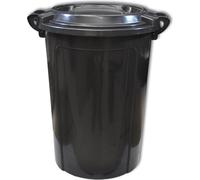 Wilai Poubelle, Poubelle de rangement 65 litres Noir (22091)