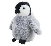 Wilberry Peluche pingouin en forme de poussin - Mini oiseau en peluche duveteuse - Adorable compagnon animal pour enfants - Idéal pour le jeu créatif, les aventures imaginatives et la narration