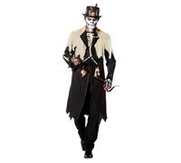 Wilbers & 5709 - Manteau du roi vaudou pour adulte, sorcier, chaman, cape pour Halloween, carnaval