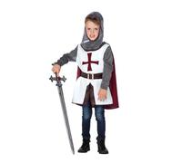WILBERS & WILBERS 3332 Costume de chevalier pour enfant 3 pièces pour carnaval, déguisement médiéval
