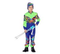 WILBERS & WILBERS - 3492 - Costume de ski rétro pour enfants avec impression des années 80, combinaison de ski sportive, combinaison de neige