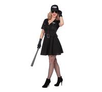 WILBERS & WILBERS 4089 - Costume FBI pour femme, robe avec ceinture, tenue d'agent pour soirée à thème police, carnaval
