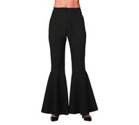 WILBERS & WILBERS 4118 - Pantalon Flared Hippie, Pantalon Flare pour Les Festivals, Carnaval, fête à thème des années 70