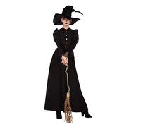WILBERS & WILBERS 4494 - Robe de sorcière pour femme, noir, costume adulte pour carnaval et Halloween
