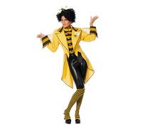 WILBERS & WILBERS 4910 - Costume de reine des abeilles pour femmes, jaune et noir, costume animalier pour carnaval, soirée à thème