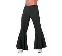 WILBERS & WILBERS - 5118 - Pantalon flared Hippie, Pantalon flare pour festival, carnaval, fête à thème des années 70, Disco Fever