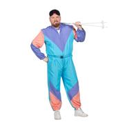 WILBERS & WILBERS 5209 - Combinaison de ski pour homme des années 80, combinaison rétro pour les soirées à thème après-ski, carnaval