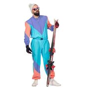 WILBERS & WILBERS 5209 - Combinaison de ski pour homme des années 80, combinaison rétro pour les soirées à thème après-ski, carnaval