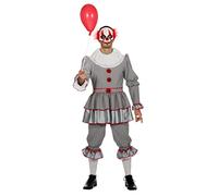 WILBERS & WILBERS 5312 - Clown effrayant d'Halloween pour hommes, costume de clown d'horreur, costume d'adulte pour le carnaval