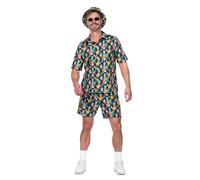 WILBERS & WILBERS 5678 - Set de festival pour hommes, motif ananas, short, t-shirt, tenue de fête, pour festival, carnaval
