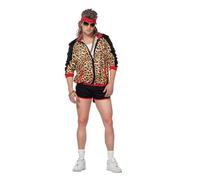 WILBERS & WILBERS 5748 - Jogging des années 80/90 pour hommes, imprimé léopard, survêtement, carnaval