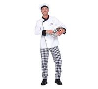 WILBERS & WILBERS 5971 - Costume de cuisinier pour homme, trois pièces, boulanger, pour carnaval et fêtes à thème