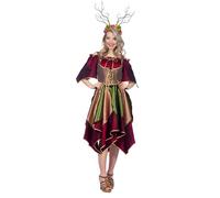 WILBERS & WILBERS Costume de fée de la forêt pour femme - Taille 36 - Déguisement de carnaval et fête à thème