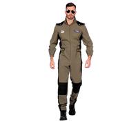 WILBERS & WILBERS - Costume de pilote de jet pour homme | Uniforme sexy, salopette militaire comme costume de pilote pour le carnaval, soirée à thème