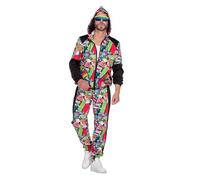 WILBERS & WILBERS Costume Popart, Men, Caricature, 5097-S, Multicolore, S