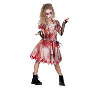 WILBERS & WILBERS - Robe d'Halloween effrayante pour fille | Costume d'horreur pour enfants : zombie couvert de sang