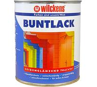 Wilckens 10751000050 peinture rAL 5010 brillant satiné (à base de résine, 750 ml), couleur BLEU, noir, 10790500050
