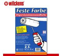 Wilckens 3 x 2,5 L Maintien Couleur Dispersionsinnenwandfarbe Blanc
