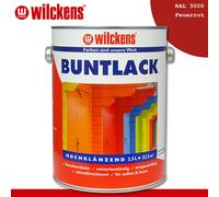 Wilckens 2,5 L Vernis Brillant RAL 3000 Rouge Feu Intérieur & Extérieur