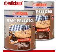 Wilckens 3 x 1 L Teck Huile D'Entretien Incolore Extérieur Soins Vergrauung