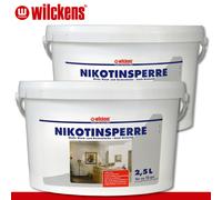 Wilckens 2 X 2,5 L Peinture Dispersive Blanche Contre Les Taches De Nicotine