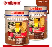 Wilckens 2 x 2,5 L Terrassen-öl Bangkirai Protection Du Bois Huile de Soin Bois