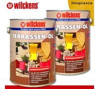 Wilckens 2 x 2,5 L Terrassen-öl Douglasie Protection Du Bois Huile de Soin Bois