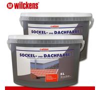 Wilckens 2 x 5 L Sockel- Et Couleur de Toit Schistes Sockelfarbe Tuile Extérieur
