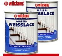 Wilckens 750 ML Maler-Weißlack Résine Alkyde Métal Bois Intérieur & Extérieur