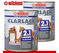 Wilckens 750 ML Vernis Transparent Haute Brillance Intérieur & Extérieur Spécial