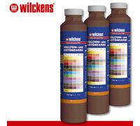 Wilckens 3 x 750 ML Vollton- & Abtönfarbe Braun Couleur des Murs Wetterbständig