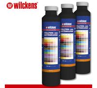 Wilckens 3 x 750 ML Vollton- & Abtönfarbe Noir Couleur des Murs Wetterbständig