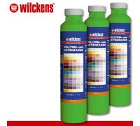 Wilckens 3 x 750 ML Vollton- & Abtönfarbe Pomme Couleur des Murs Wetterbständig