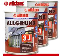 Wilckens 3x750 ML 3in1 Toue Surface Gris Protection Métal Rouille Apprêt