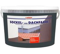 Wilckens 5l Peinture pour socle de toit 2x 2,5l anthracite Peinture pour socle Peinture extérieure Vernis