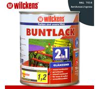 Wilckens 750 ML Laque Teintée 2in1 Brillant 7010 Gris Anthracite Intérieur Et