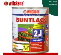 Wilckens 750 ML Laque Teintée 2in1 Ral 6005 Vert Mousse Intérieur et Extérieur