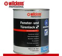 Wilckens Professionnel 750 Ml Peinture Pour Fenêtres Et Portes Satinée Blanche