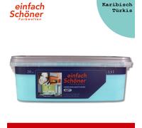Wilckens Schöner Farbwelten Peinture Mur Intérieur Mat Caraïbe Turquoise 2,5 L