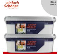 Wilckens Simplement Beau Farbwelten 2 x 2,5 L Innenwandfarbe Mat Noble Gris