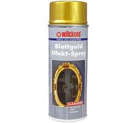 Wilckens Spray effet feuille d'or, feuille d'argent, doré, argenté, 400 ml, peinture (feuille d'or)