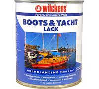 WILCKENS Vernis transparent brillant pour bateau et yacht, 750 ml