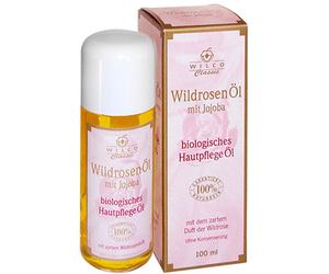 Wilco Nature Huile de rose sauvage Bio 100% naturel avec jojoba 100 ml