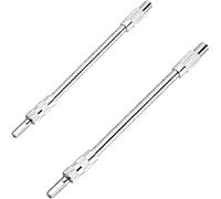 wilcractk 2 Rallonges Flexibles de Foret 200mm et 300mm Rallonge Flexible Pour Visseuse ou Tournevis Avec Renvoi Angle Adaptée Au Perçage Dans Les Endroits Difficiles À Atteindre