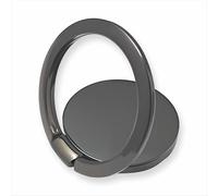 wilcractk Anneau Telephone Portable 360° Rotatif, Anneau Telephone Métallique Compatible avec Charge sans Fil, Accessoire Pratique pour Smartphones (ce Support n'est Pas Magnétique) (Noir)