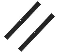 wilcractk Caoutchouc Raclette Vitre de Remplacement Flexible 2pcs, Lames de Rechange Compatibles Grattoir à Vitres, Antitrace, pour Voiture, Salle de Bain, Miroirs